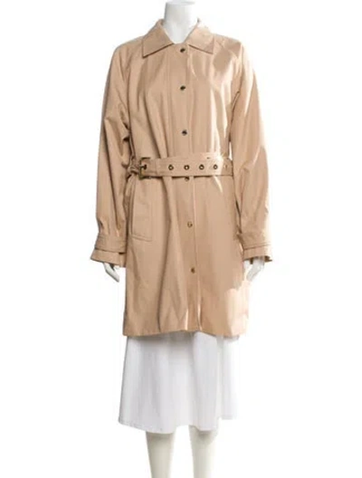 Pre-owned Michael Michael Kors Trench Coat In Neutral