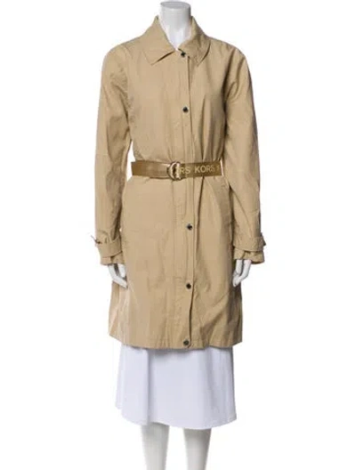 Pre-owned Michael Michael Kors Trench Coat In Neutral