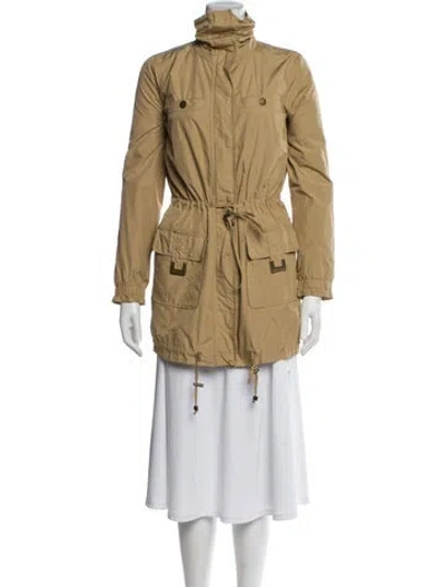 Pre-owned Michael Michael Kors Trench Coat In Neutral