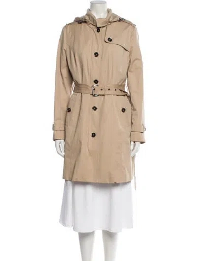 Pre-owned Michael Michael Kors Trench Coat In Neutral