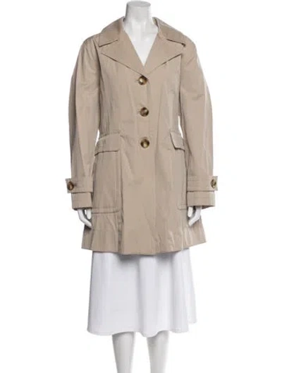Pre-owned Michael Michael Kors Trench Coat In Neutral