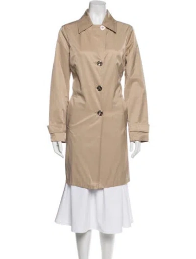 Pre-owned Michael Michael Kors Trench Coat In Neutral
