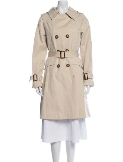 Pre-owned Michael Michael Kors Trench Coat In Neutral