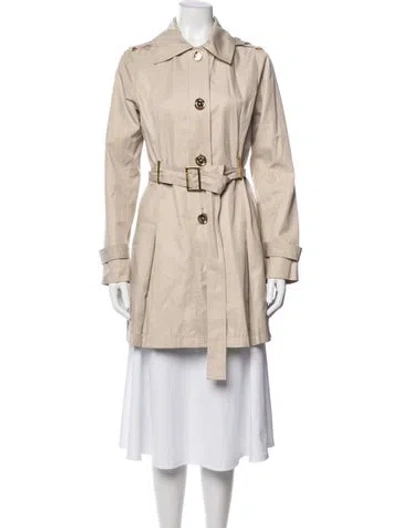 Pre-owned Michael Michael Kors Trench Coat In Neutral