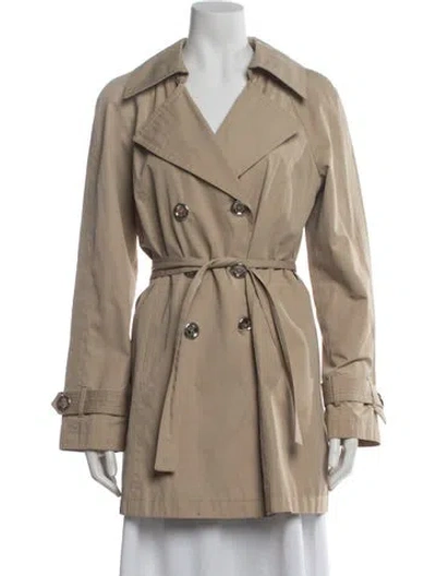 Pre-owned Michael Michael Kors Trench Coat In Neutral