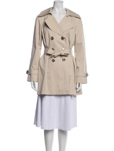 Pre-owned Michael Michael Kors Trench Coat In Neutral