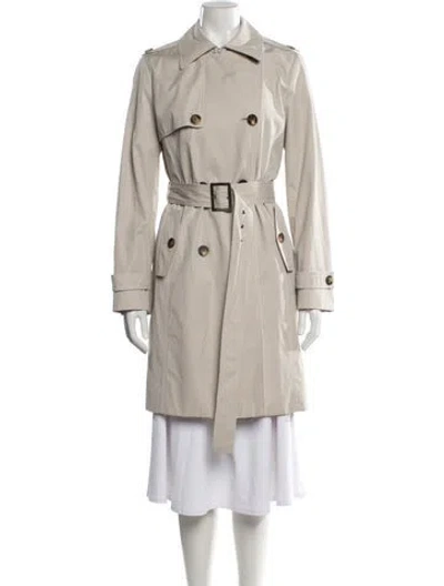 Pre-owned Michael Michael Kors Trench Coat In Neutrals