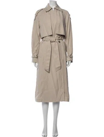 Pre-owned Michael Michael Kors Trench Coat In Neutrals