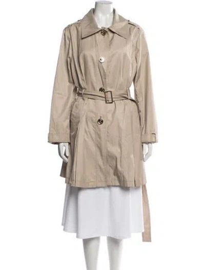Pre-owned Michael Michael Kors Trench Coat In Neutrals