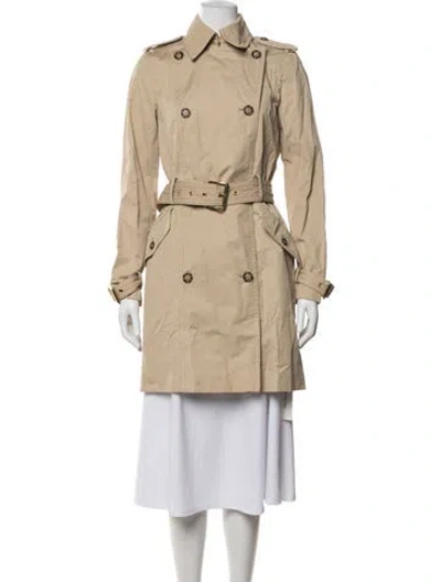Pre-owned Michael Michael Kors Trench Coat In Neutrals