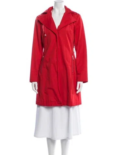 Pre-owned Michael Michael Kors Trench Coat In Orange