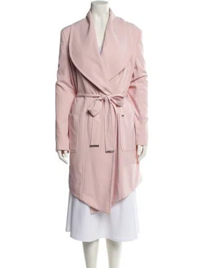 Pre-owned Michael Michael Kors Trench Coat In Pink