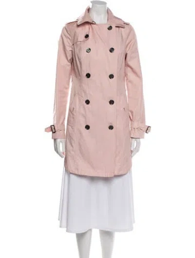 Pre-owned Michael Michael Kors Trench Coat In Pink