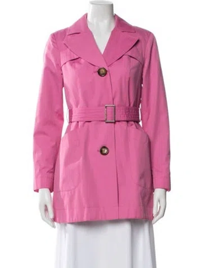 Pre-owned Michael Michael Kors Trench Coat In Pink