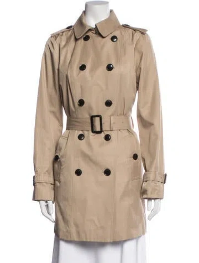 Pre-owned Michael Michael Kors Trench Coat W/ Tags In Brown/neutrals
