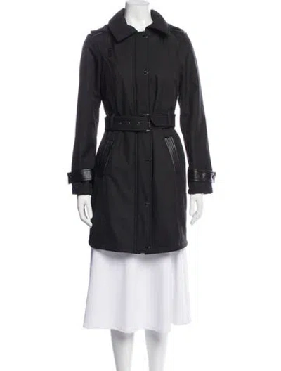 Pre-owned Michael Michael Kors Trench Coat W/ Tags In Gray