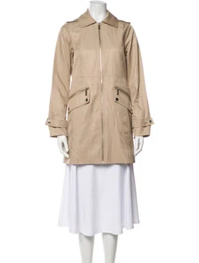 Pre-owned Michael Michael Kors Trench Coat W/ Tags In Neutral
