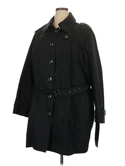 Pre-owned Michael Michael Kors Trenchcoat In Black