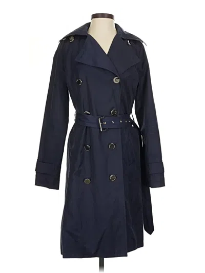 Pre-owned Michael Michael Kors Trenchcoat In Blue