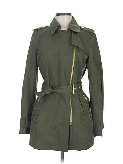 Pre-owned Michael Michael Kors Trenchcoat In Green