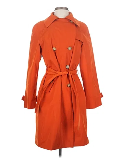 Pre-owned Michael Michael Kors Trenchcoat In Orange