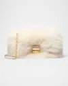 Michael Michael Kors Tribeca Large Faux Fur Crossbody Bag In Neutral