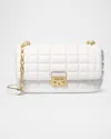 Michael Michael Kors Tribeca Quilted Leather Shoulder Bag In Optic Whit