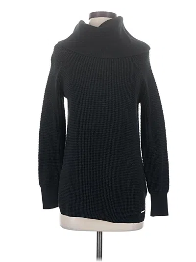 Pre-owned Michael Michael Kors Turtleneck Sweater In Black