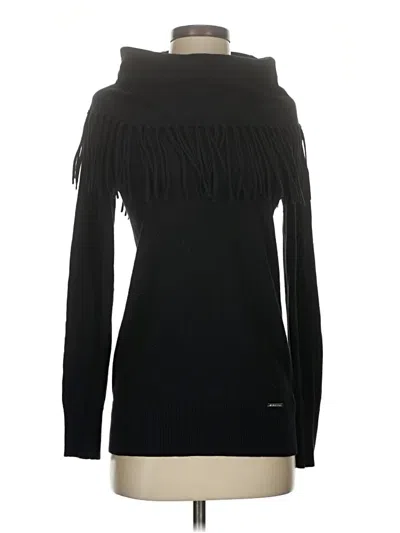 Pre-owned Michael Michael Kors Turtleneck Sweater In Black