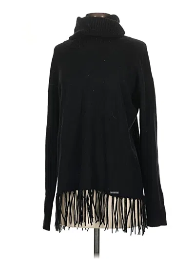 Pre-owned Michael Michael Kors Turtleneck Sweater In Black