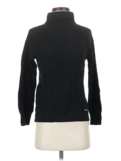 Pre-owned Michael Michael Kors Turtleneck Sweater In Black