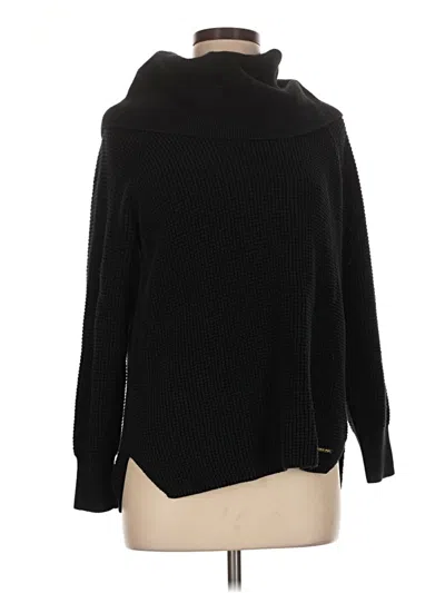 Pre-owned Michael Michael Kors Turtleneck Sweater In Black