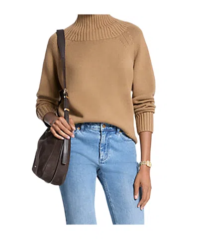 Michael Michael Kors Turtleneck Sweater In Brown