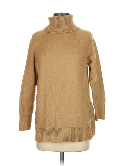Pre-owned Michael Michael Kors Turtleneck Sweater In Brown