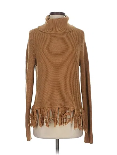 Pre-owned Michael Michael Kors Turtleneck Sweater In Brown
