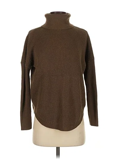 Pre-owned Michael Michael Kors Turtleneck Sweater In Brown