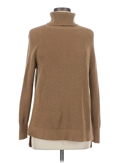 Pre-owned Michael Michael Kors Turtleneck Sweater In Brown