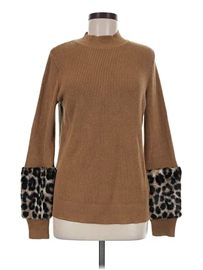 Pre-owned Michael Michael Kors Turtleneck Sweater In Brown
