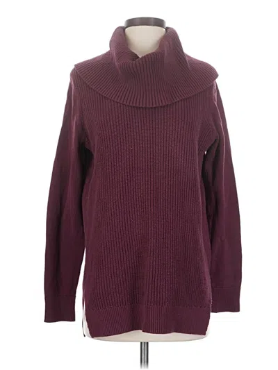 Pre-owned Michael Michael Kors Turtleneck Sweater In Burgundy