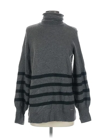 Pre-owned Michael Michael Kors Turtleneck Sweater In Gray