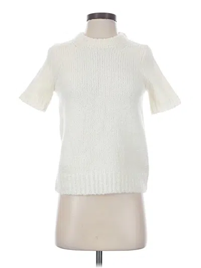 Pre-owned Michael Michael Kors Turtleneck Sweater In Ivory