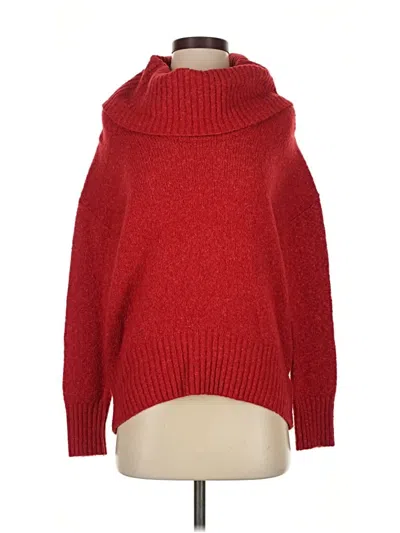 Pre-owned Michael Michael Kors Turtleneck Sweater In Red
