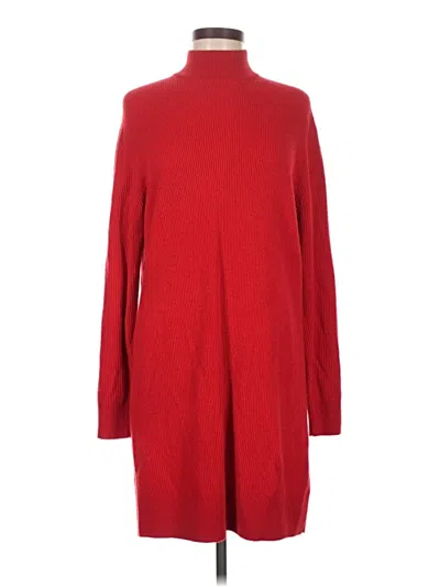 Pre-owned Michael Michael Kors Turtleneck Sweater In Red