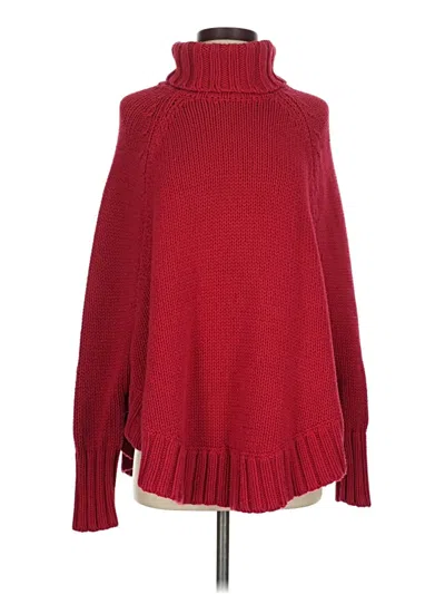 Pre-owned Michael Michael Kors Turtleneck Sweater In Red