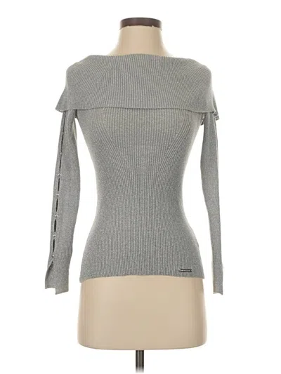 Pre-owned Michael Michael Kors Turtleneck Sweater In Silver