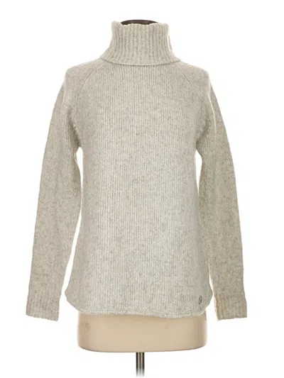 Pre-owned Michael Michael Kors Turtleneck Sweater In Silver