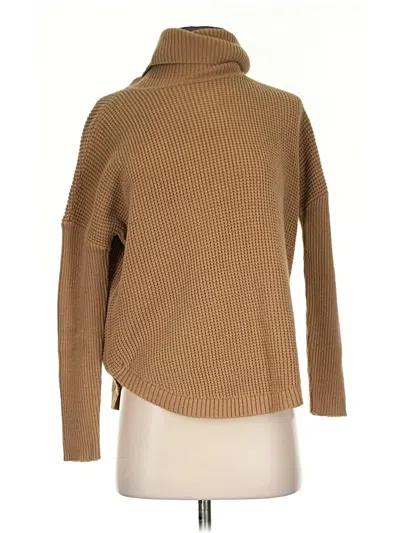 Pre-owned Michael Michael Kors Turtleneck Sweater In Tan