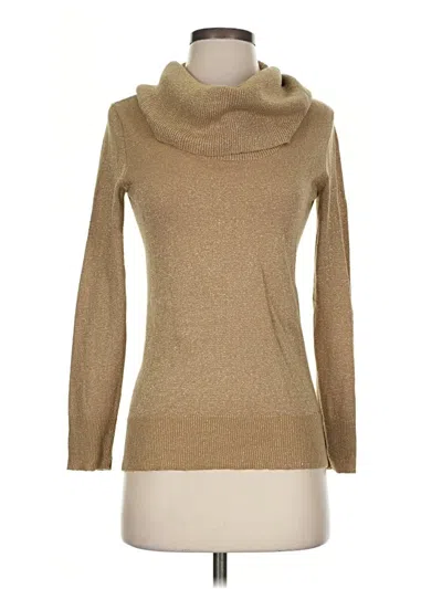 Pre-owned Michael Michael Kors Turtleneck Sweater In Tan