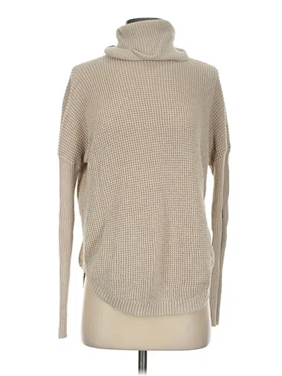 Pre-owned Michael Michael Kors Turtleneck Sweater In Tan