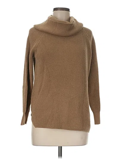Pre-owned Michael Michael Kors Turtleneck Sweater In Tan
